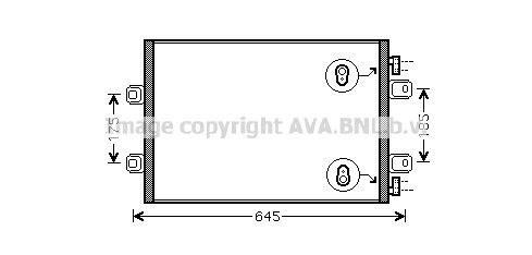 AVA QUALITY COOLING Конденсатор, кондиционер RT5406